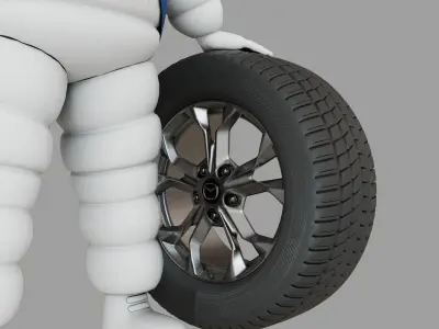 Michelin Mascot Free 3D model