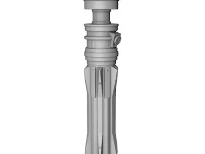 Star Wars Leias lightsaber 3D print model