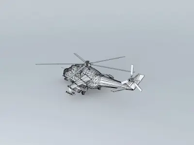 Mil Mi24 3D model