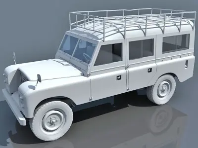 Old Landrover 3D model