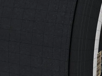 W06 Medium front tyre Low-poly 3D model