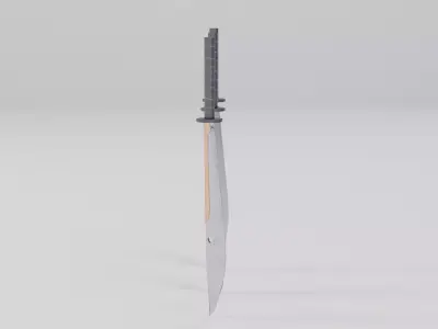 Chinese Dao Sword - Traditional Martial Arts Weapon 06 Low-poly 3D model