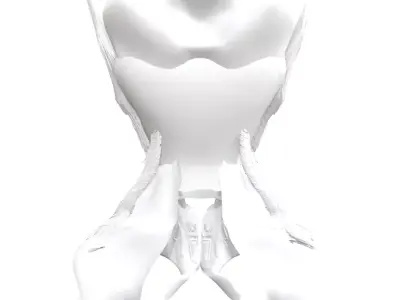 Sci-Fi helmet model sculpt 3D model