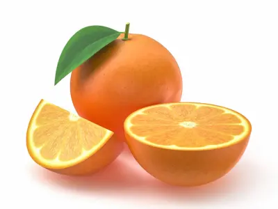Fruits Collection 3D model