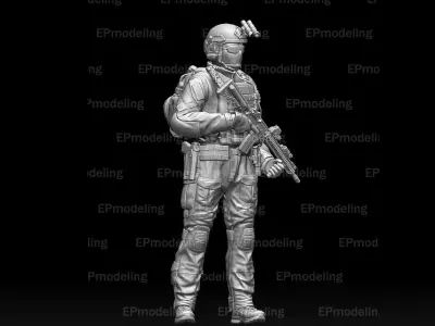 US RANGER SOLDIER 3D print model