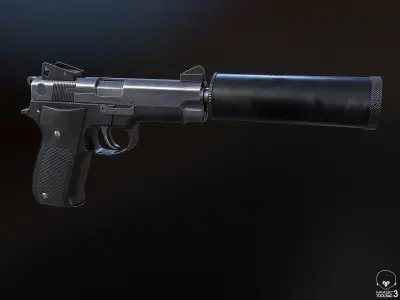 Mk 22 Mod 0 Low-poly 3D model