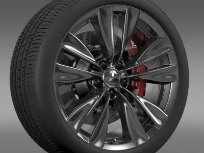 Mitsubishi Proudia wheel 3D model