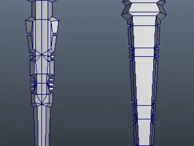 Fantasy Greatswords Game Ready Low-poly 3D model