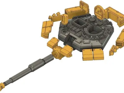 Tank - 28mm Sci-Fi 3D print model