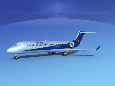 Comac ARJ21-700 Chengdu Airlines 3D model