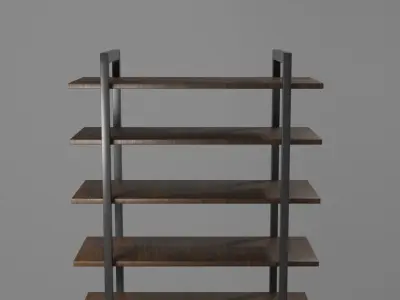 bookshelf bookcase - person Free 3D model