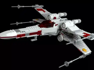 LEGO Starwars X-Wing Starfighter 3D model