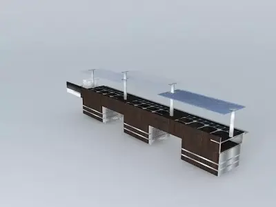 Kit 006 Mesa Self Service por: Alex Marques Free 3D model