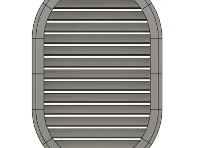 Galaxys Edge Wall Vent  Exhaust Prop 2 STL 3D print model