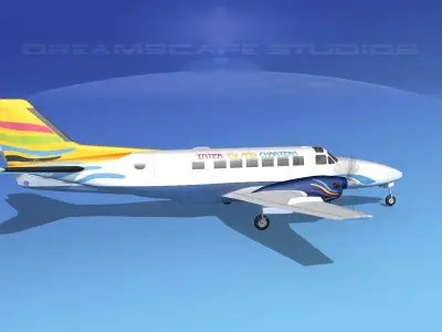 Beechcraft B99 Inter Island Charter 3D model