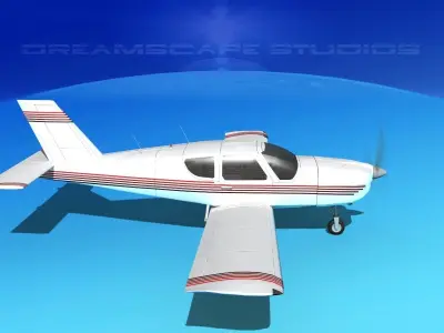 Socata TB-20 Trinidad V12 3D model