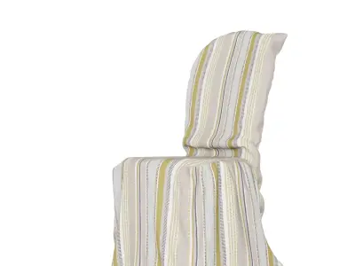 Stripe normal Chair 3d model Free low-poly 3D model