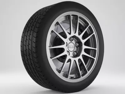 BBS Performance Evo 9 Rim 3D model
