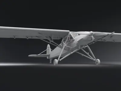 Fieseler Storch Scale mdel 3D print model