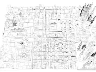 Buildings City building industrial park commercial housing 3D model