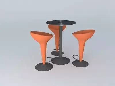 TABLE COCKTAIL Free 3D model