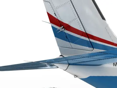 Piper Meridian 3D model