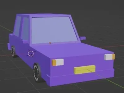 carblend Free low-poly 3D model