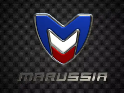 marussia logo 3D model