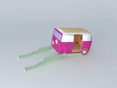 Mothership toy camper van Free 3D model