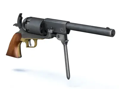 Colt Walker Revolver 3D model