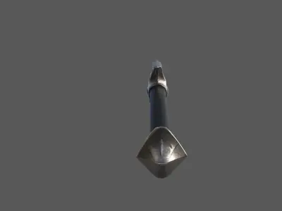 Ancient Harpoon Blade - Game-Ready 3D Weapon  Low-poly 3D model