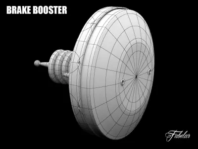 Brake booster 3D model