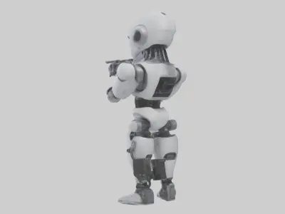Robot version of a photographer model 3D model