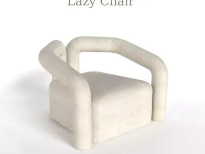 armchair modern armchair chair lazy chair Free 3D model