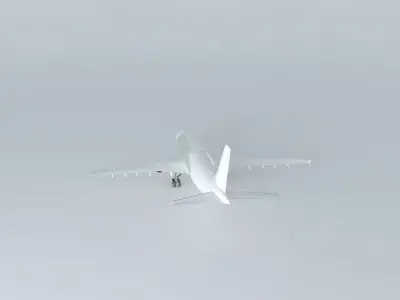 Airbus A300 600F FedEx at LAX Free 3D model