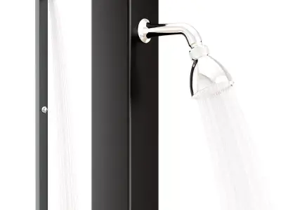 Contemporary shower Quartz 3D model