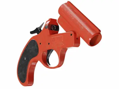 Flare gun 3D model