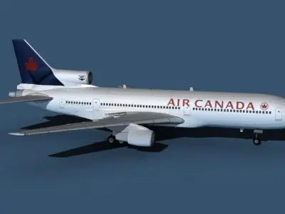 Lockheed L-1011-50 Air Canada 2 3D model