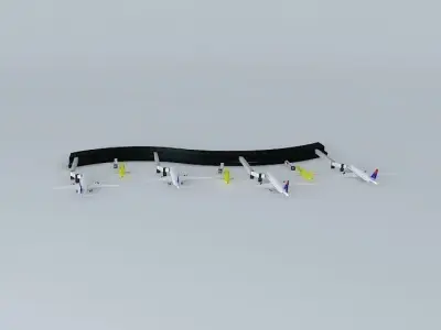 International Regional Airport Free 3D model