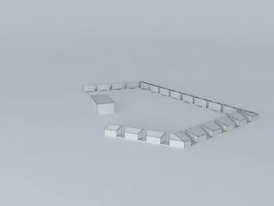 Puente Zuazo defensive batteries Free 3D model