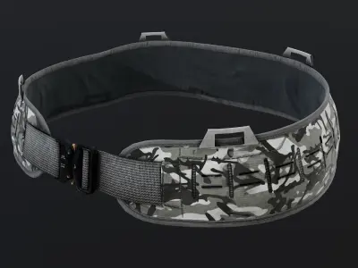 PT4 belt Low-poly 3D model