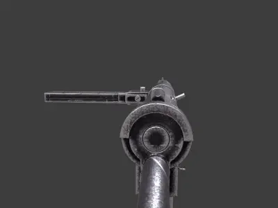 Sten MK 2 Submachine Gun Free low-poly 3D model