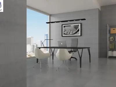 the boss office 3D model