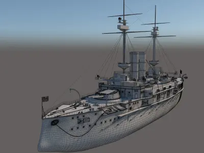 HMS OCEAN 3D model