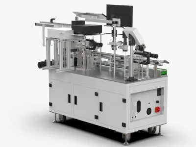 Fully automatic USB TYPE-C Welding Inspection Machine 3D model