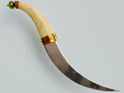 Arabian Dagger 3D model
