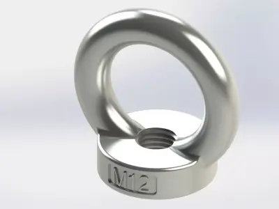 Eye Nut M12 3D model