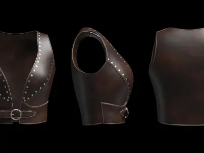 military cropped 3D model