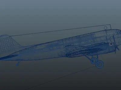 Plain MacDonnell Douglas Dc-3 3D model