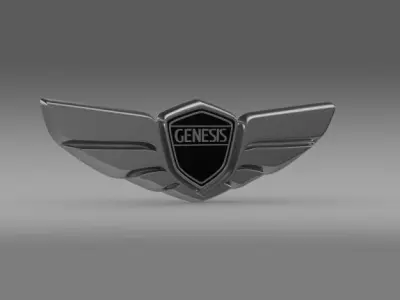 Genesis 3d logo 3D model